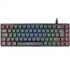 GAMIAC TKL69G SF spēļu tastatūra, Kailh Sarkans – melna/pelēka