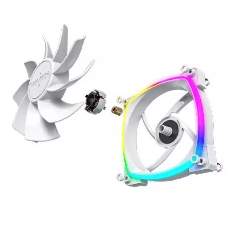 Montech RX120 PWM datora korpusa ventilators 12 cm Balts 3 gab.