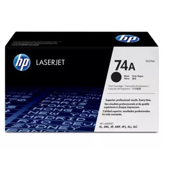 HP Toneris 92274A (74A) - Melna - Tilpums: 3350 lappuses (92274A)
