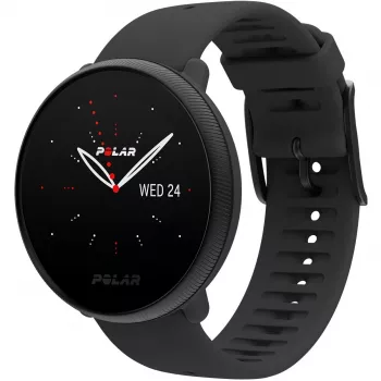 Polar Ignite 2 - Melns & Pērle - Sporta pulkstenis ar siksnu - Silikons - melns - Siksnas izmērs: S/L - Bluetooth - 35 g (90085182)