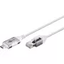Goobay Ethernet kabelis USB-C 3.1 uz RJ45 plāns 2 m - savieno maršrutētāju, modemu vai (74387)