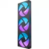 NZXT F360 RGB Core 360mm ARGB 3-Pack Melns