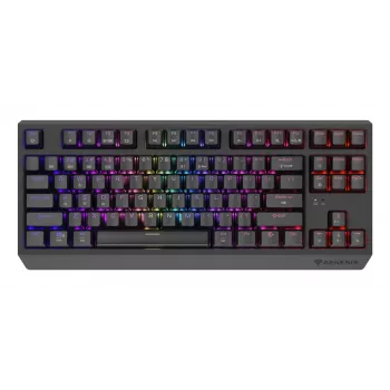GENESIS Thor 230 TKL klaviatūra spēlēm USB + RF Wireless + Bluetooth QWERTY US English melna
