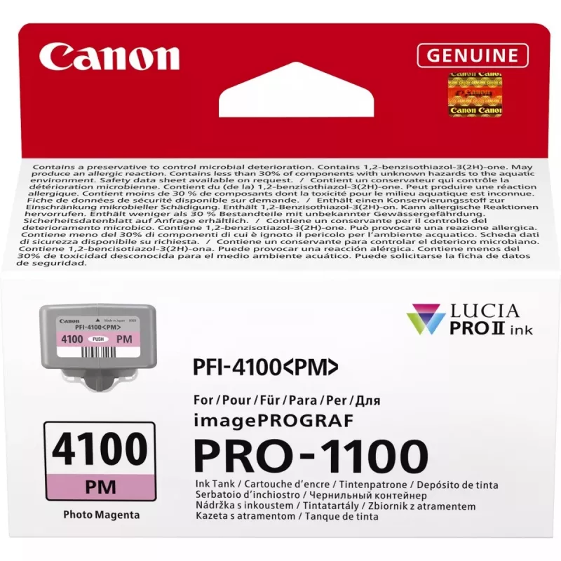 Canon LUCIA PRO II tintes kasetne 1 gab. Oriģināls Standarta ietilpība Foto fuksīna