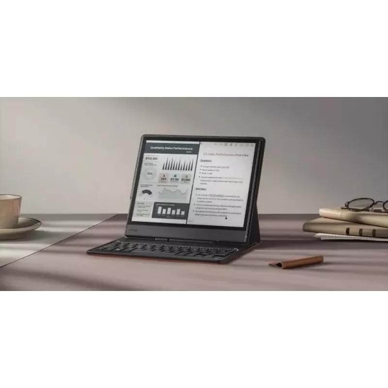 Onyx Boox Note Air 5 C magnētiskais apvalks ar tastatūru, brūns, OCV0520R