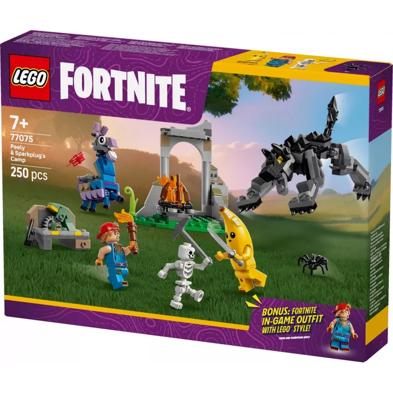 LEGO FORTNITE 77075 Pīlija un Sparkpluga nometne