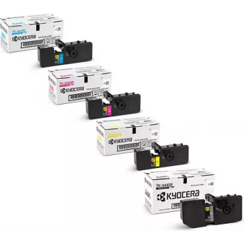 Tonera kārtridžu daudzpaka Kyocera TK-5440 oriģināls 4 gab. (melns) saderīgiem Kyocera printeriem