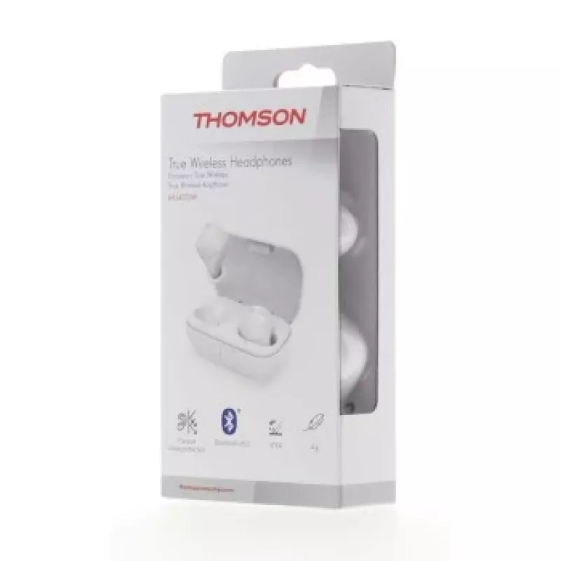 Hama WEAR7701W austiņas, bezvadu, ievietojamas, zvani/mūzika, Bluetooth, baltas