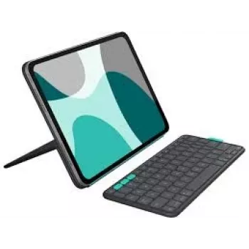 LOGITECH FLIP Folio gaiši pelēks (CH) (920-013846)