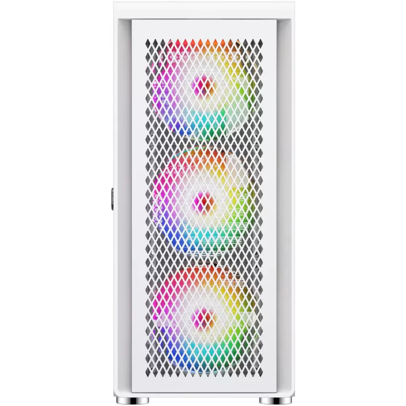 PC korpuss Silentware Air 100 balta — mid-tower ATX saderīgs, balta apdare