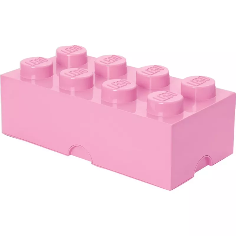 LEGO Storage Brick 8 rozā, glabāšanas kaste rozā