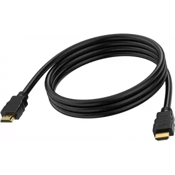 VISION Techconnect - Ultra High Speed - HDMI-Kabel mit Ethernet - HDMI männlich zu HDMI männlich - 2,0m - Doppelisolierung - Schwarz - Support von 8K 