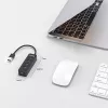 UNITEK uHUB Q4 USB 3.2 Gen 1 (3.1 Gen 1) Type-A 5000 Mbit/s Melns