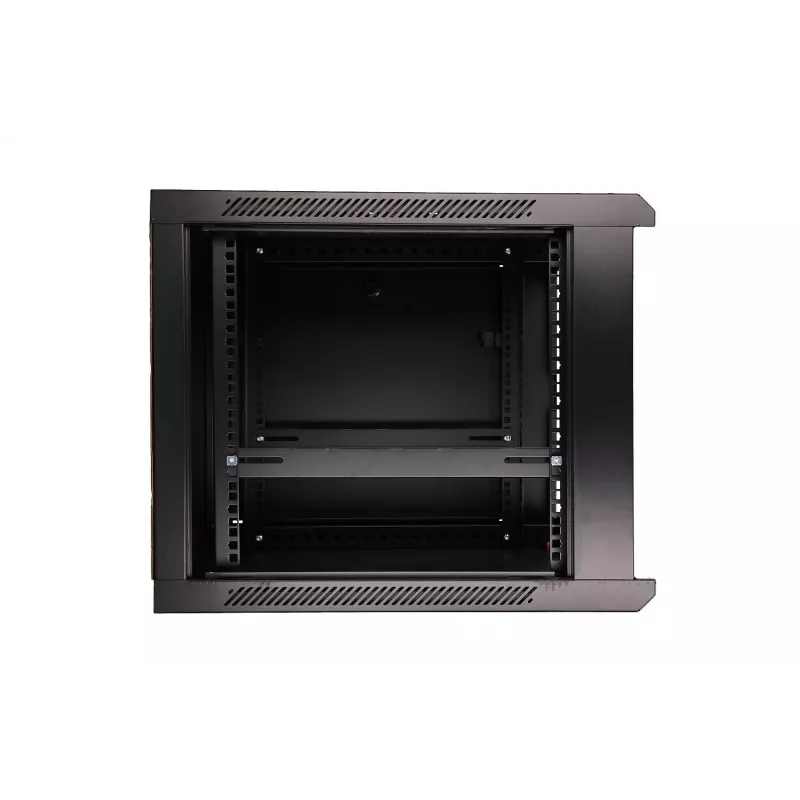 Pie sienas stiprināms statīvs Extralink 9U 600x600 Melns