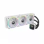120mm Thermaltake TS140 EX RGB balta 3-pack case fans, PWM, balta blades and frame