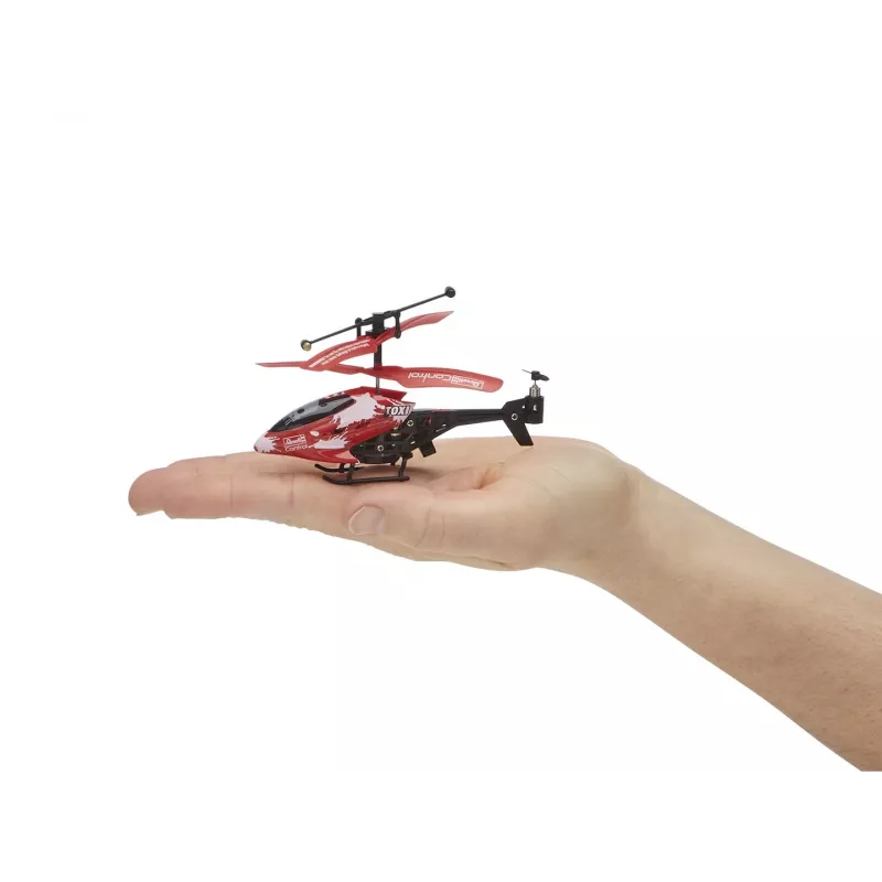 RC helikopters Revell TOXI ar elektrisko dzinēju, LiPo 75 mAh, 15 g, balts/sarkans/melns