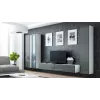 Cama Vitrīna VIGO '180' 180/40/30 balts/pelēks glancēts