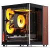 Datora korpuss Jonsbo TK-0, Mini-Tower, Mini-ITX, melns