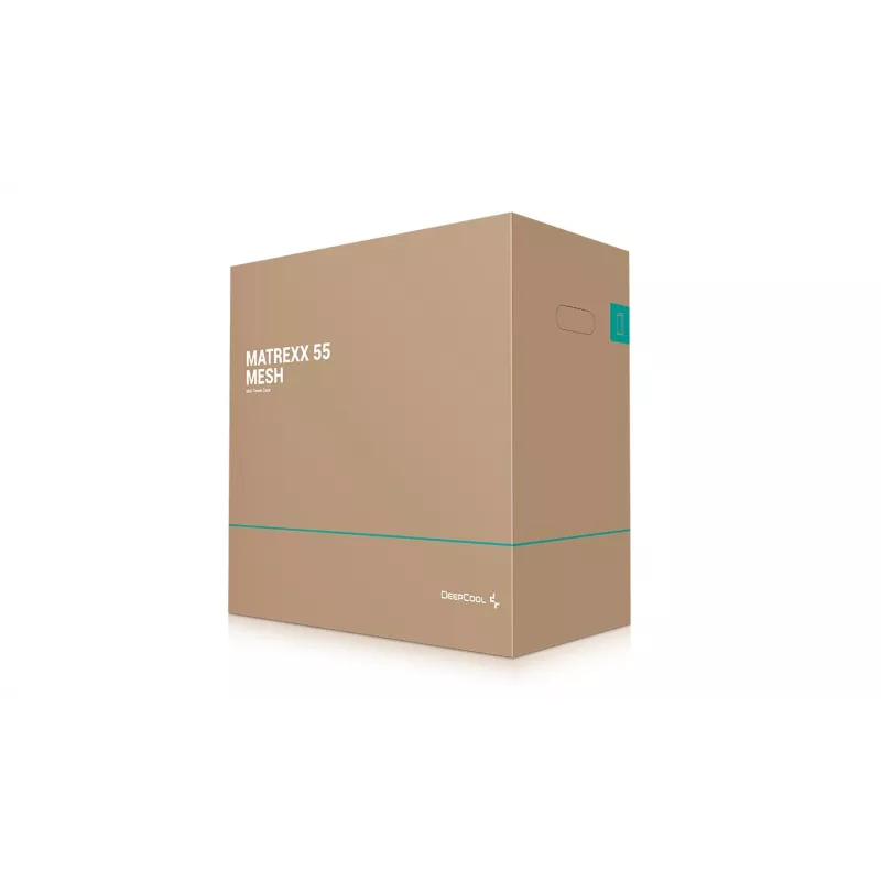 DeepCool Matrexx 55 Mesh ARGB 4F Midi Tower Melns