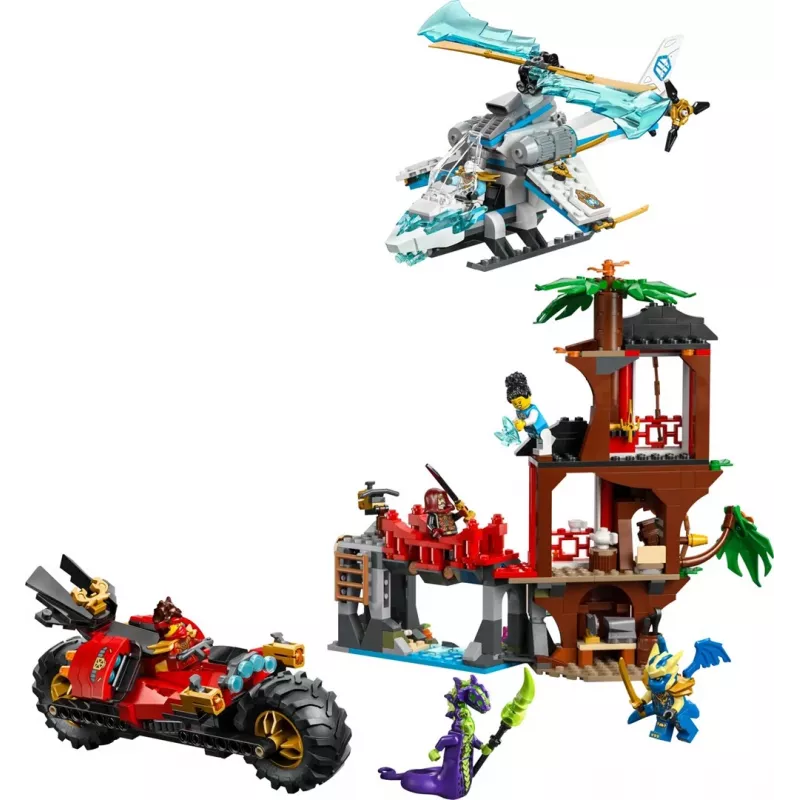 LEGO NINJAGO 71857 Ninja transportlīdzeklis koku mājas kauja
