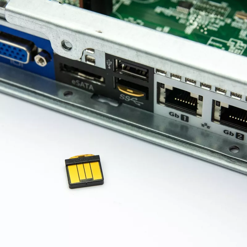 YubiHSM 2 v2.4 aparatūras drošības modulis USB-A melns 12 mm x 13 mm x 3,1 mm