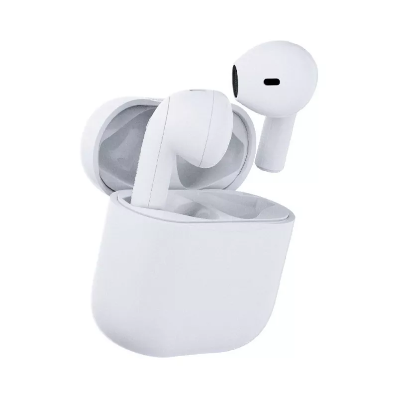 Austiņu komplekts happy plugs JOY TWS ievietojamās Bluetooth zvaniem, mūzikai, sportam — balts, 20–20000 Hz