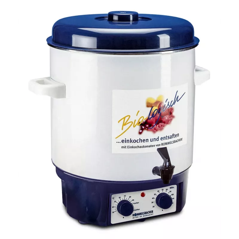 Karstvīna un konservēšanas katls KA 1804 (Balts/Zils, 1800 W, 27 L)