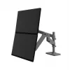 Ergotron LX Pro - Montāžas komplekts (divu roku) - 2 LCD displejiem - perforētas plāksnes montāža - Alumīnijs - Tumši pelēks - Ekrāna izmērs: līdz 61 cm (līdz 24 collām)