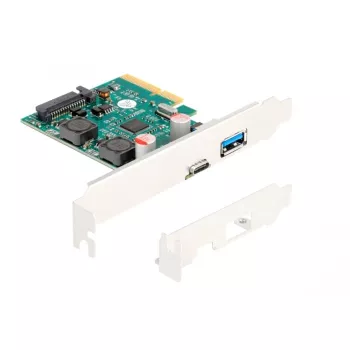 DeLOCK PCI Express x4 karte 1 x USB Type-C 1 x USB Type-A 10 Gbps