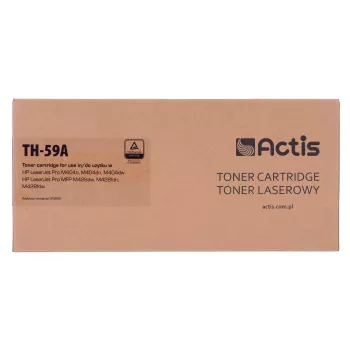 Actis TH-59A toneris (HP CF259A nomaiņa; Supreme; 3000 lappuses; melns) ar tonera līmeņa uzraudzības mikroshēmu