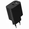 Lādētājs USB UNIVERSĀLS MELNS/2P TA-UC-2AC12-01-BK GEMBIRD