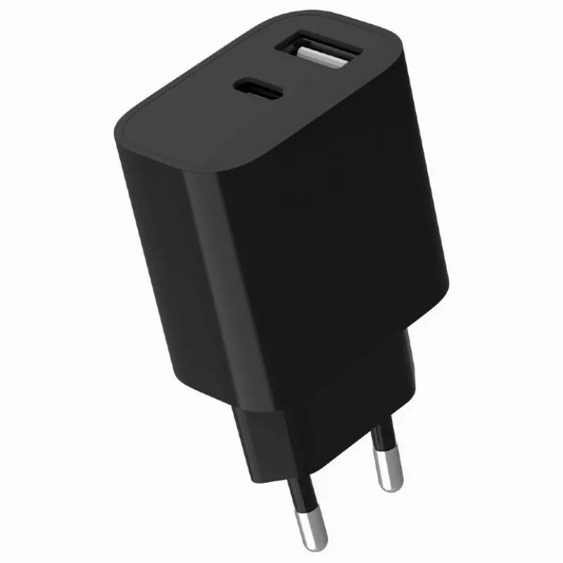Lādētājs USB UNIVERSĀLS MELNS/2P TA-UC-2AC12-01-BK GEMBIRD