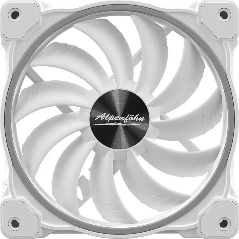 ALPENFÖHN Wing Boost 3 ARGB 120mm ventilatoru 3 iepakojums, balts