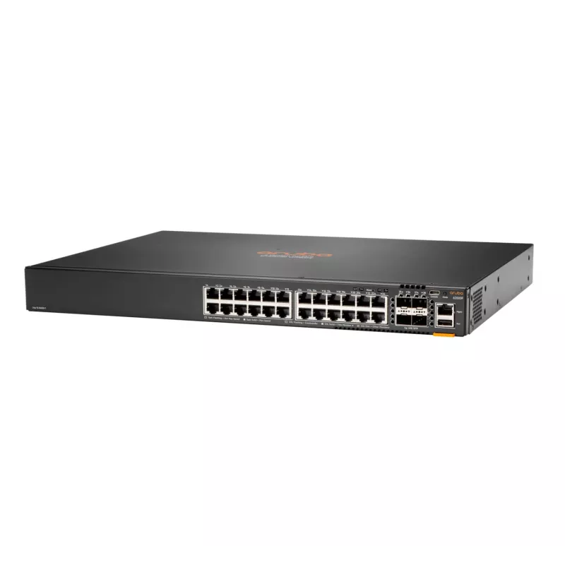HPE Aruba Networking CX 6200F 24G 4SFP+ slēdzis - pārvaldāms