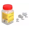 DeLOCK 67177 RJ45 vadu savienotājs Sudraba caurspīdīgs Vīrišķais 50 gab.