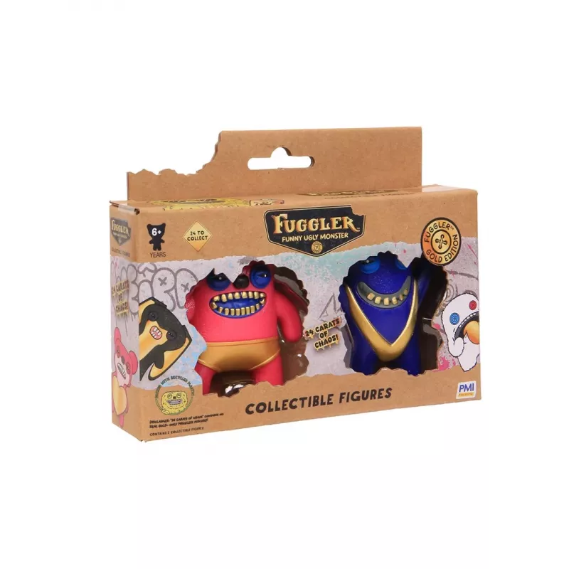 Rotaļu figūriņu 2 komplekts p.m.i kids world FUGGLER S3 Gold Edition sortimentā