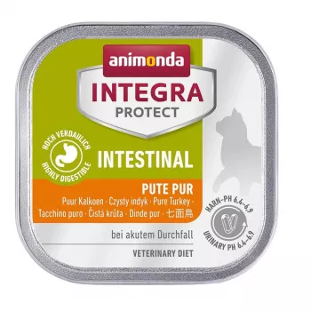 Mitrā kaķu barība animonda INTEGRA Protect Intestinal 100 g — tītars, pieauguši, gremošanas atbalsts