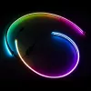 SilverStone LS04, ARGB LED lente, 2 gab. - Balta
