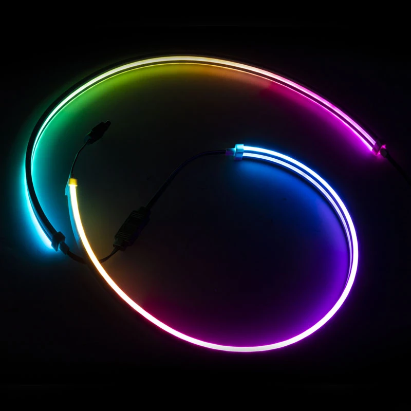 SilverStone LS04, ARGB LED lente, 2 gab. - Balta