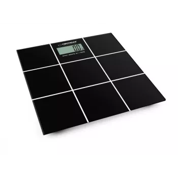 Personas svari Esperanza EBS004 - elektroniski, 180 kg, melns stikls