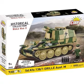 Konstrukcijas modelis Cobi SD.KFZ.138/1 Grille, 720 gab., vitrīnas modelis