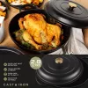 Čuguna kastrolis Russell Hobbs RH02525BEU7 30 cm, melns