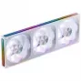 Jonsbo ZA-420WR 3×140 mm PWM Reverse ARGB balts ventilatoru komplekts
