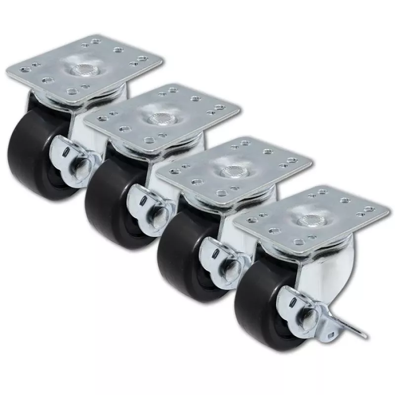 Qoltec - styrehjulspakke for rack - wi