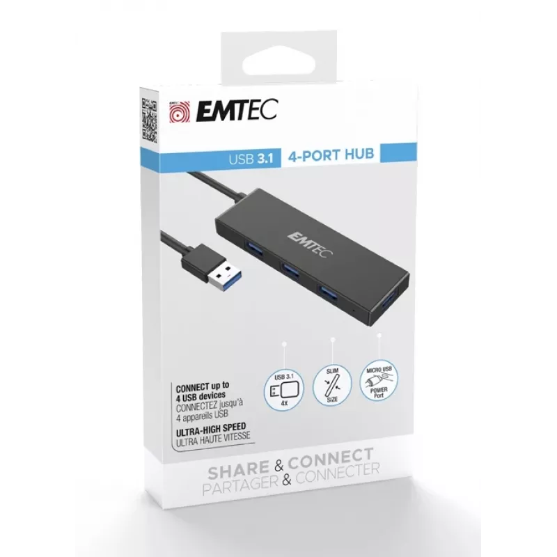 Emtec T620A Type-A Classic USB 3.2 Gen 1 centrmezgls