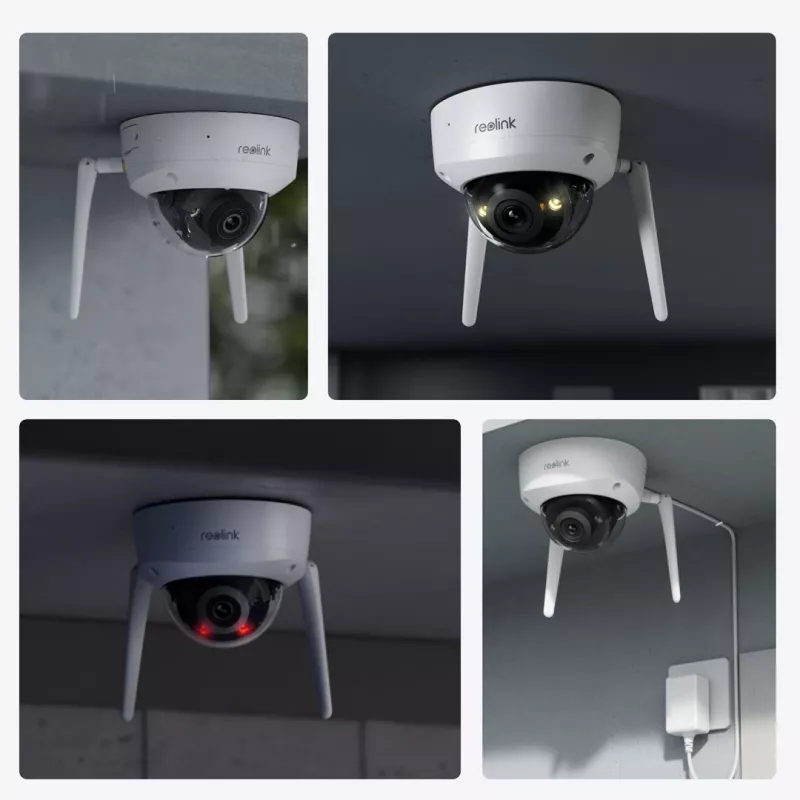 Reolink | 4K Ultra HD IK10 Vandalizācijas izturīga kamera | W437 | Kupols | 8 MP | 2.7-13.5mm | IP67 | H.265 | Micro SD, līdz 256 GB