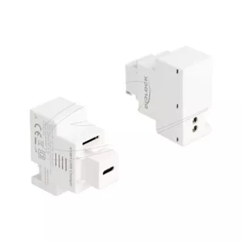 DELOCK Keystone modulis ar USB‑C PD 20W uzlādes ligzdu, balts