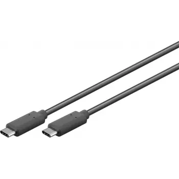 USB kabelis S/CONN 77140-1.5 USB 3.2 Gen 1 1,5 m melns