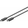 USB kabelis S/CONN 77140-1.5 USB 3.2 Gen 1 1,5 m melns