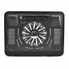 Dzesēšanas paliktnis MEDIA-TECH MT2660 — ar USB darbināms klēpjdatora dzesētājs, 1 ventilators 13,5 cm, 20 CFM, 1000 RPM, 330×250×40 mm, 327 g, fona apgaismojums
